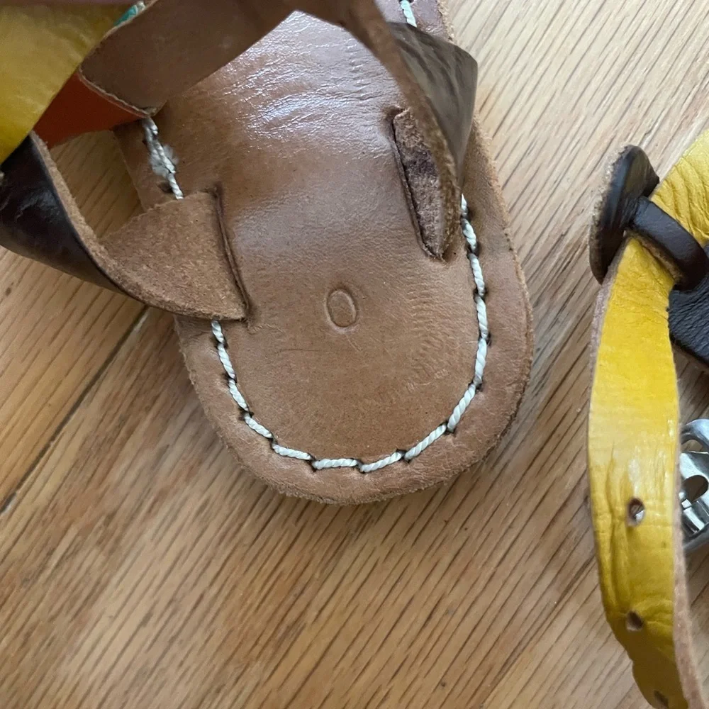 NEW Kids Huaraches colorful leather baby girl sandals handmade shoes